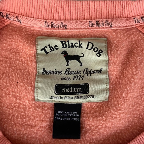 Coral pink Black Dog sweater - Picture 4 of 4